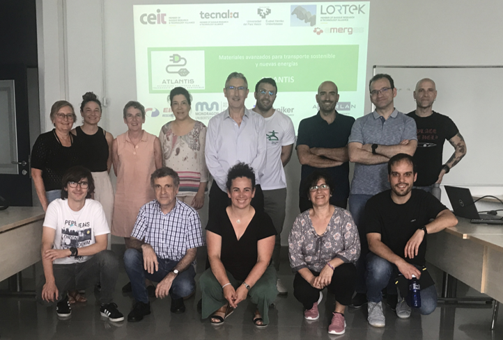 Reunión de lanzamiento del proyecto ATLANTIS, participado por CEIT (líder del proyecto), AZTERLAN, EIPC, LORTEK, MGEP, TECNALIA y TEKNIKER y UPV/EHU.